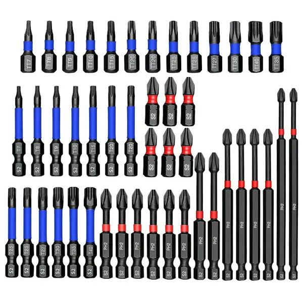 80-Piece Magnetic Impact Nut Driver Set Metric & SAE