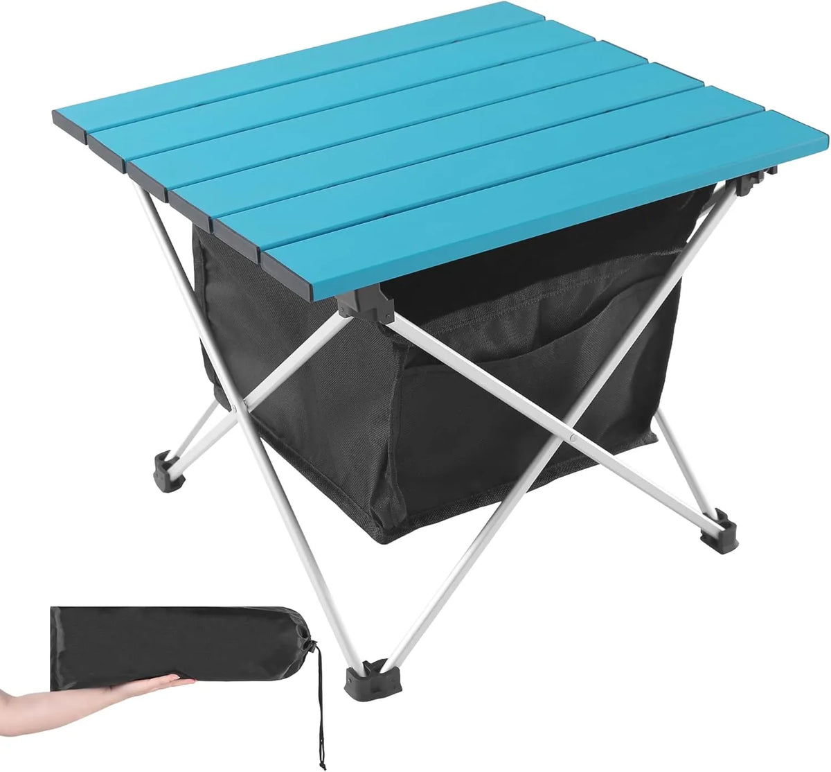 Portable Folding Table Tool Storage Stand Workbench